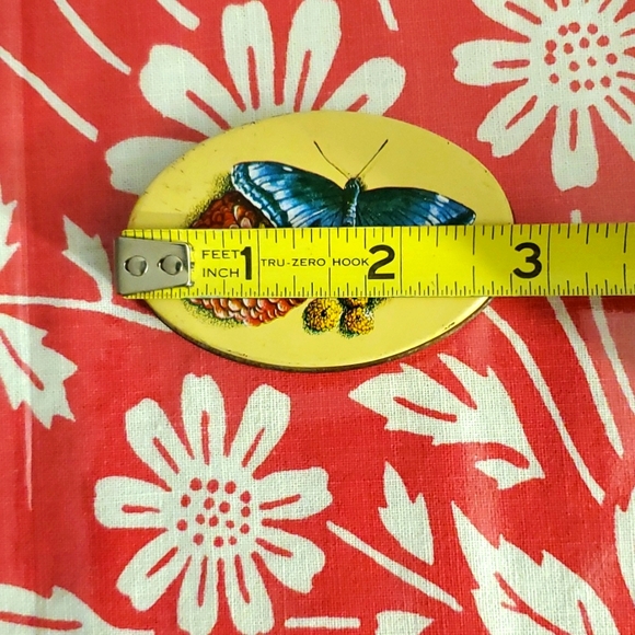 3/$25 Vintage Hong Kong Butterfly pill box - Picture 5 of 6